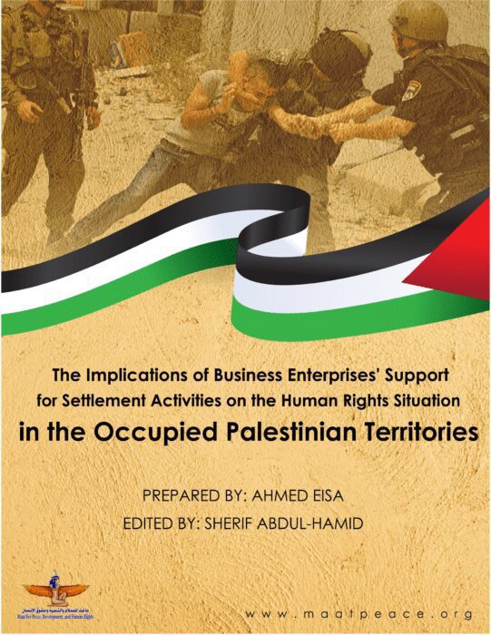 The Implications of Business Enterprises Support for Settlement Activities on the Human Rights Page 01